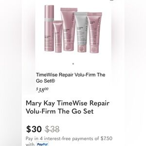 Mary Kay TimeWise Repair Skincare Set in Pink